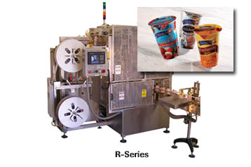  R-Series Cup and Tub Shrink  Labeling System