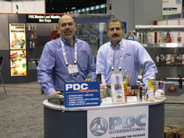 Bob Purciello and Gary Tantimonico at  Pack Expo, the #1 packaging machinery trade show, in 2010.