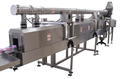 Steam shrink tunnels manufactured by PDC International Corp.